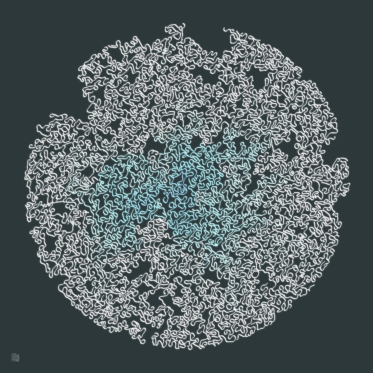 Current Generated image of Disc of Connected Filaments artwork