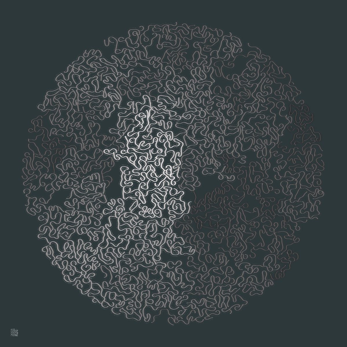 Current Generated image of Disc of Connected Filaments artwork