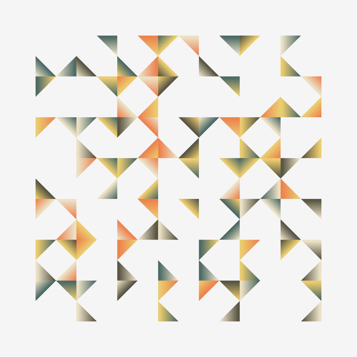 Current Generated image of Shady Triangles artwork