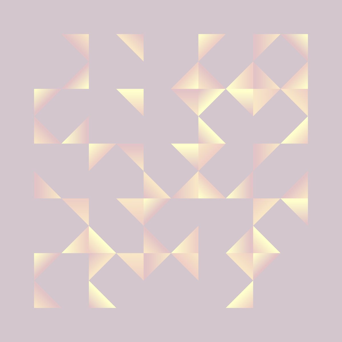 Current Generated image of Shady Triangles artwork