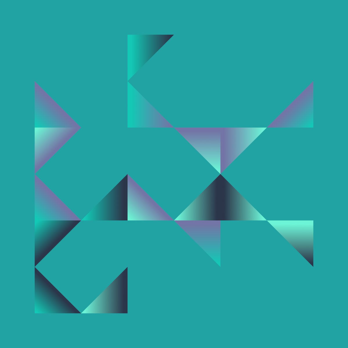 Current Generated image of Shady Triangles artwork